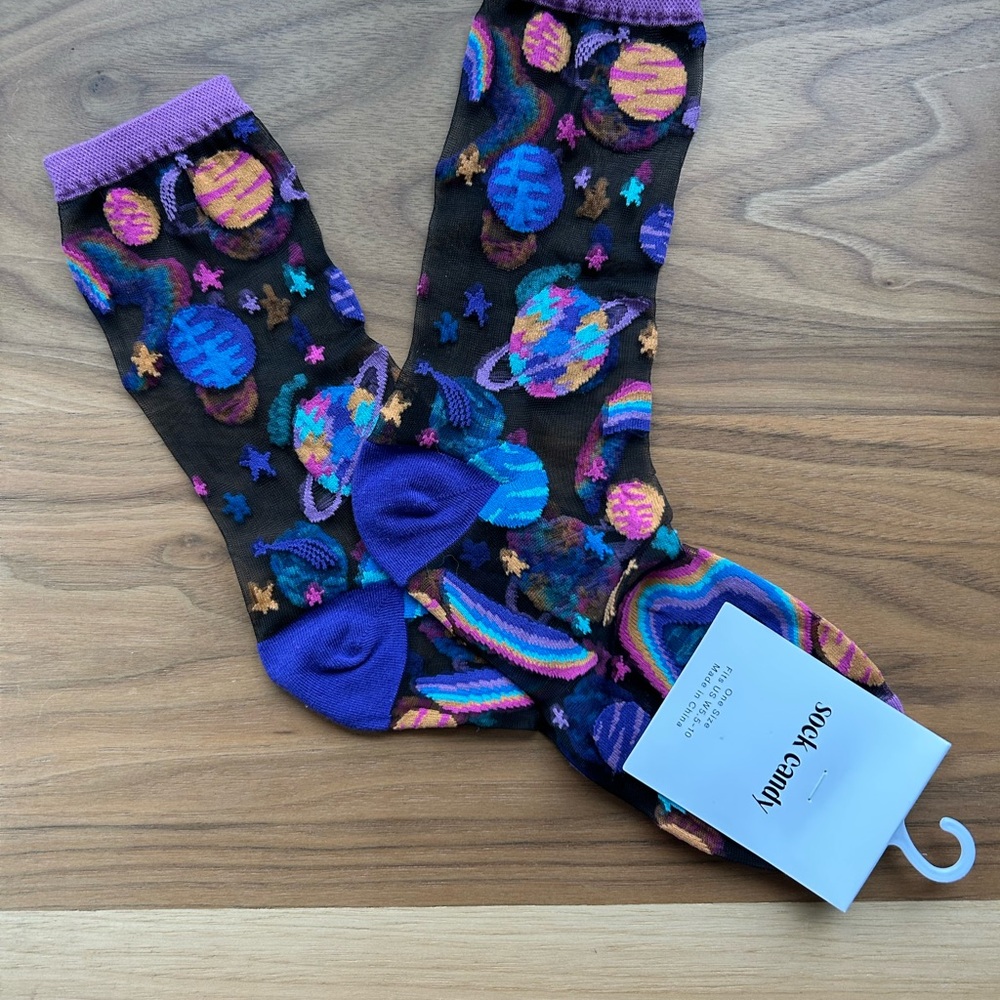 Vibrant Cosmic Women's Socks